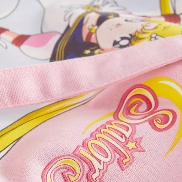 Bioworld : Sailor Moon Pink Canvas Tote Bag | NWT | Limited Edition 💖 - Picture 5 of 6